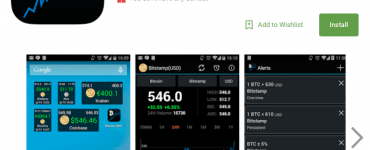 Bitcoin Ticker Widget App Review